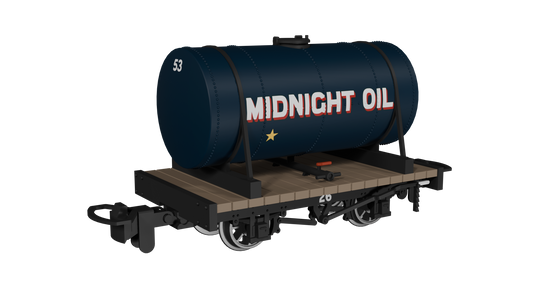 Rapido Trains - 990106 Cylindrical Tank Midnight Oil No. 53 (009 Scale)