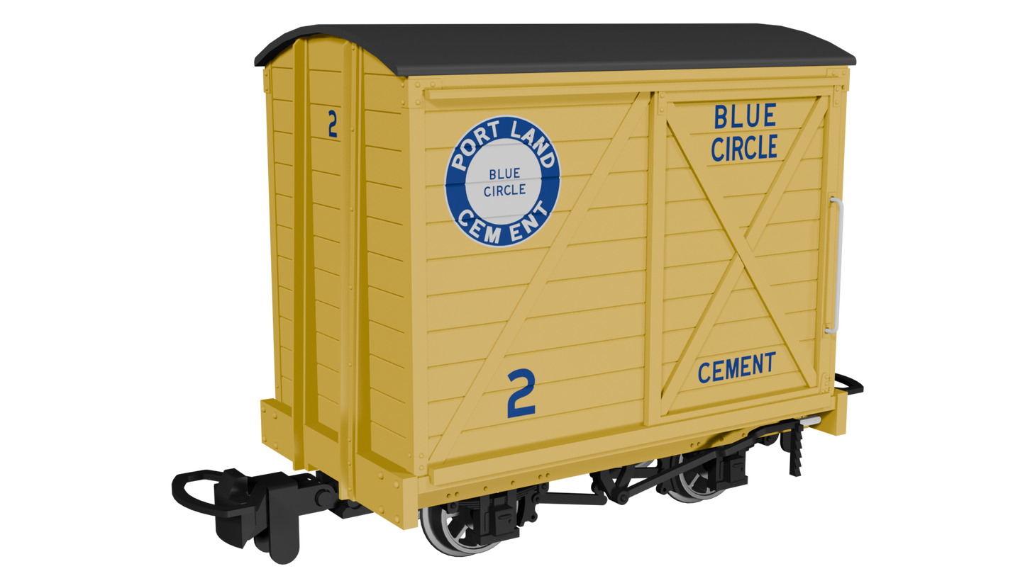Rapido Trains - 990305 Covered Van Blue Circle No. 2 (009 Scale)