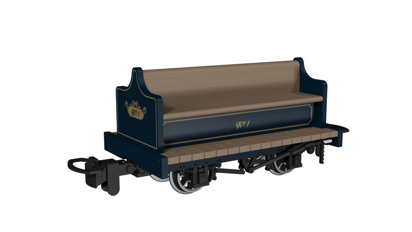 Rapido Trains - 990503 Manrider Blue w Gilding No. 1 (009 Scale)