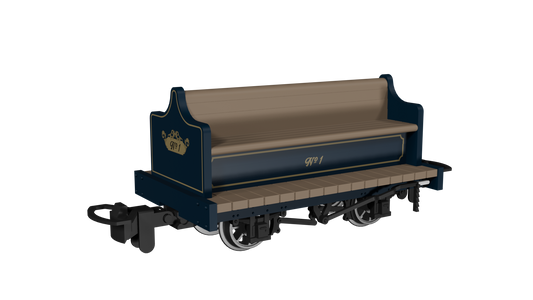 Rapido Trains - 990503 Manrider Blue w Gilding No. 1 (009 Scale)