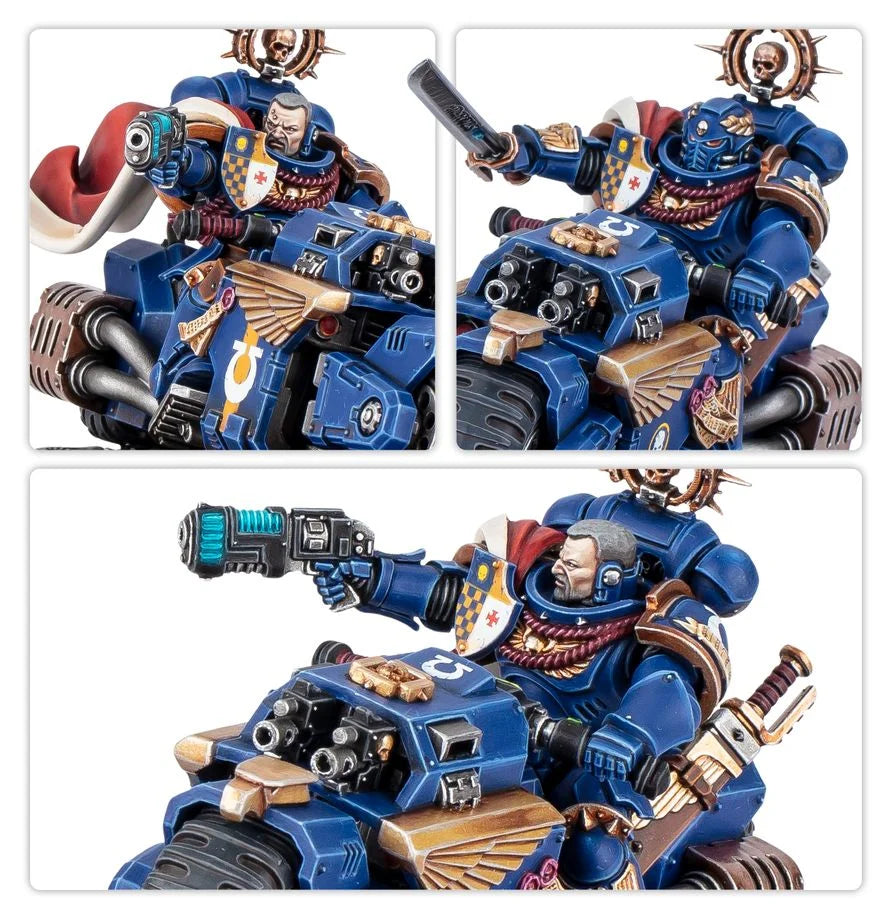 Space Marines: Captain on bike, 48-113