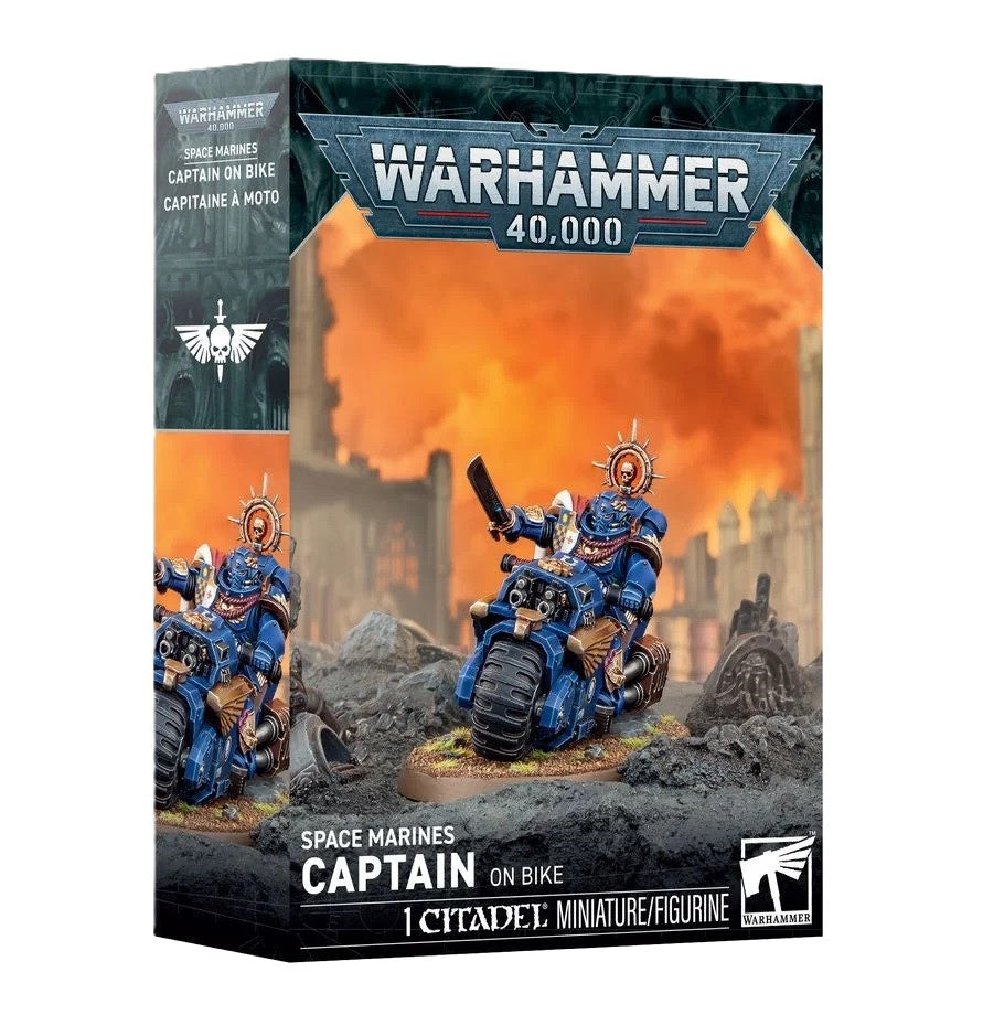 Space Marines: Captain on bike, 48-113