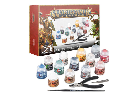 8017 - Age of Sigmar Paints & Tolls Set