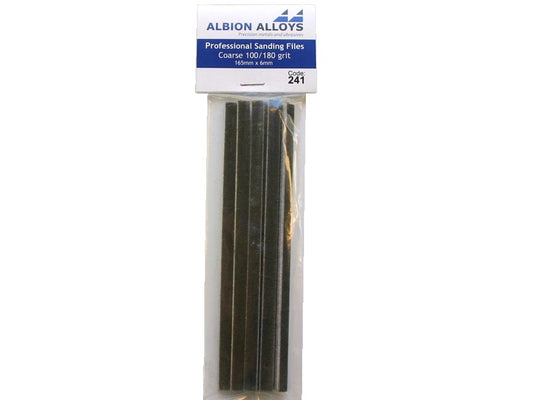 141 - 1/8" Professional Sanding File, Coarse (100/180 Grit)