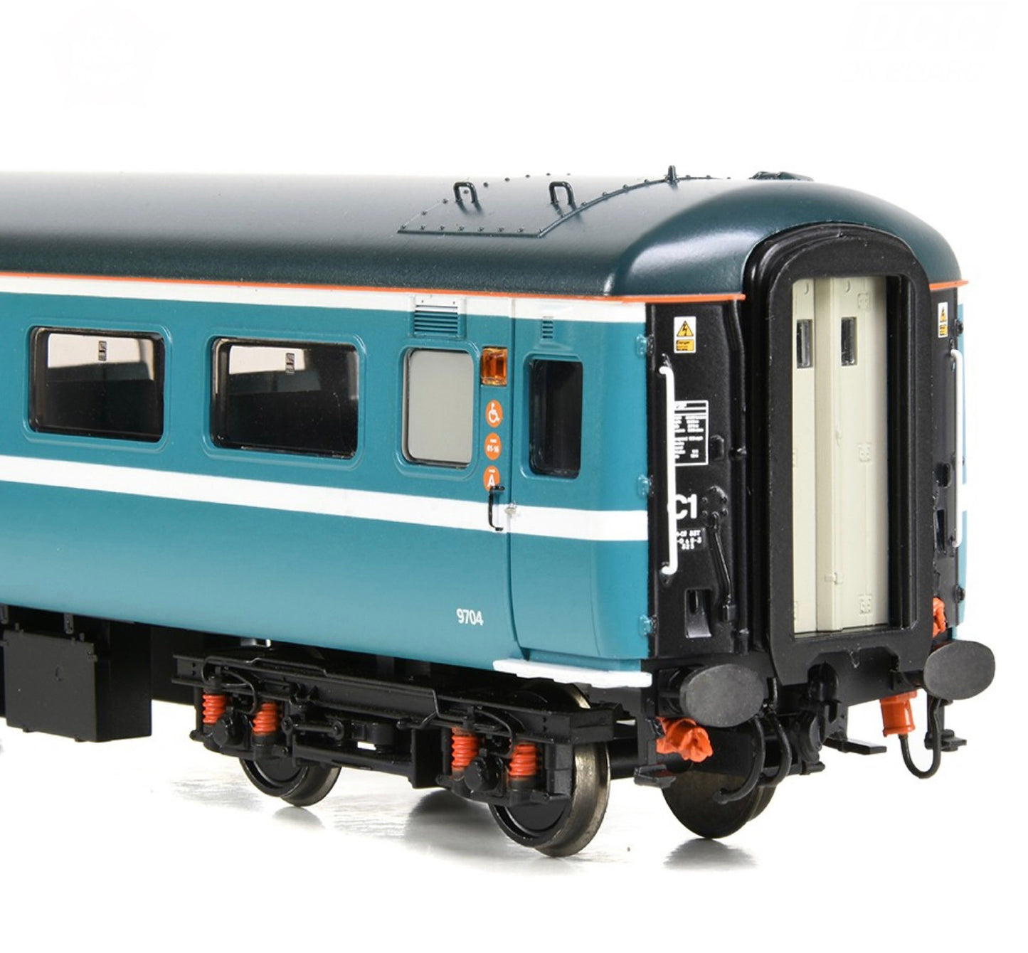 Bachmann 39-736ADC BR Mk2F DBSO (Refurbished) Driving Brake Second Open in Anglia livery '9704' Digital fitted with lighting (OO)