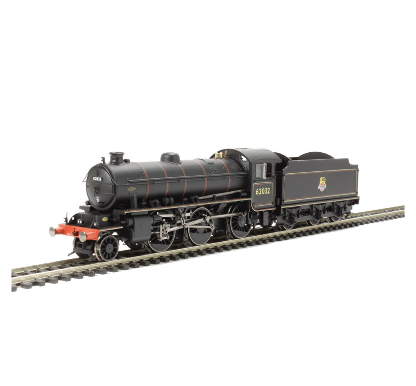 Hornby R3242A Class KI 2-6-0 '62032' in BR Black Early Crest (OO)