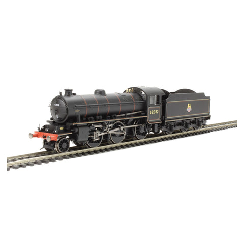 Hornby R3242A Class KI 2-6-0 '62032' in BR Black Early Crest (OO)