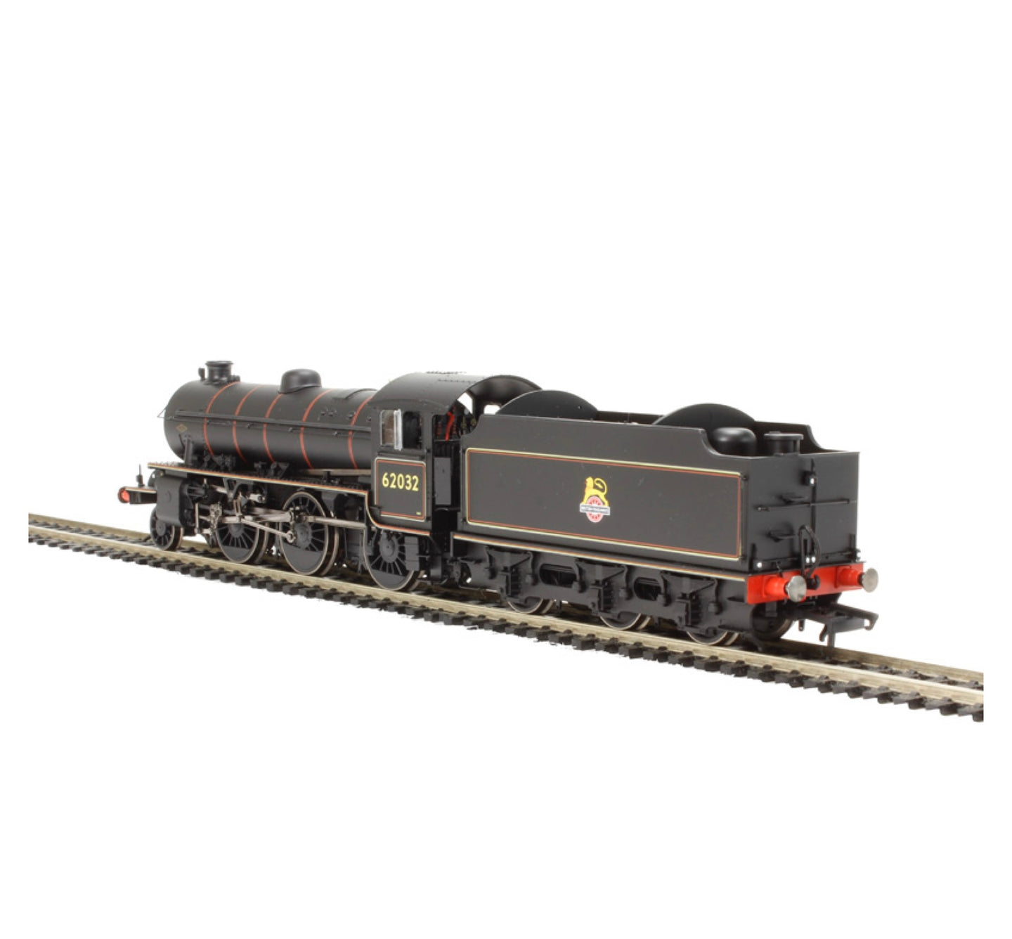 Hornby R3242A Class KI 2-6-0 '62032' in BR Black Early Crest (OO)