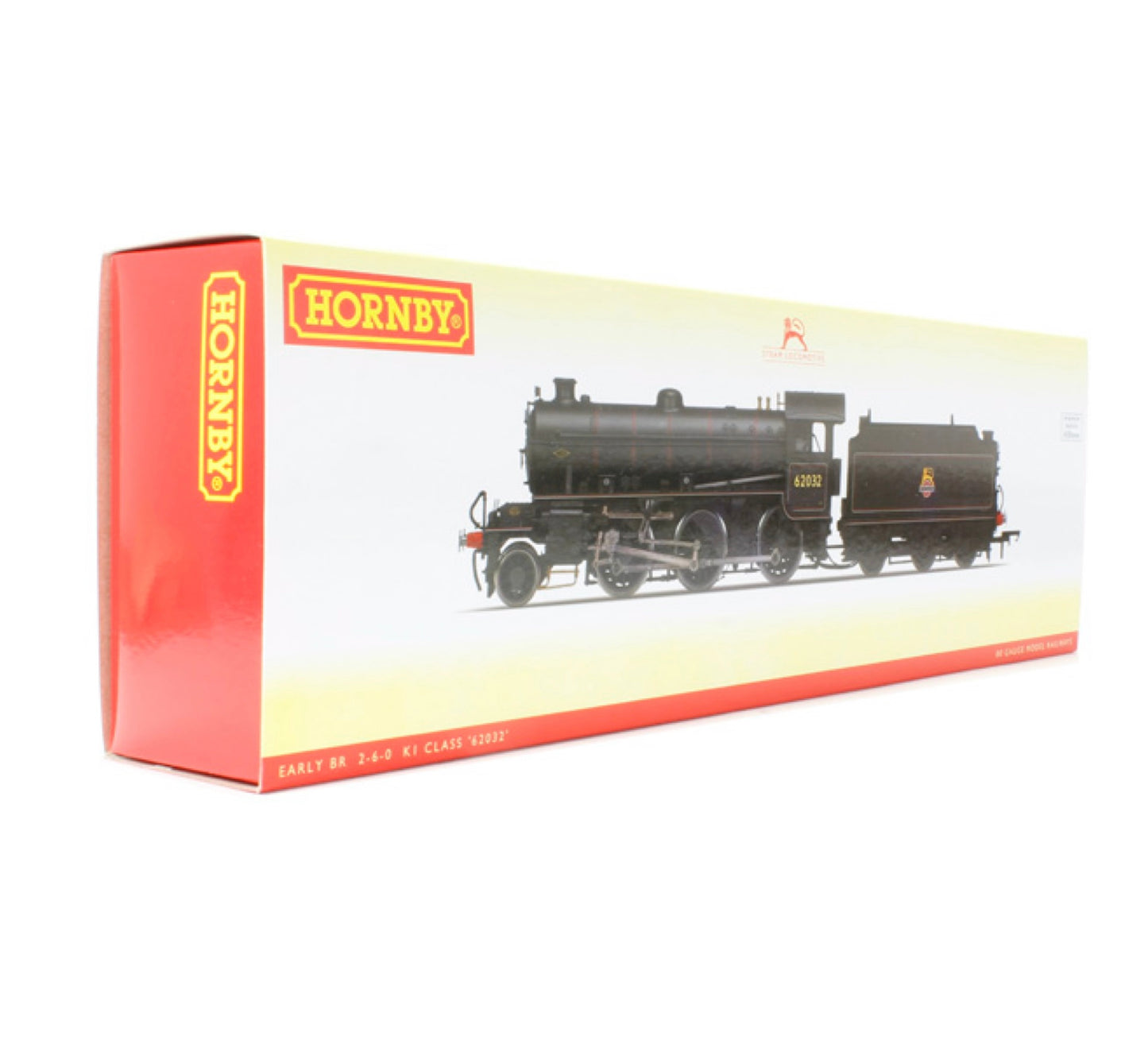 Hornby R3242A Class KI 2-6-0 '62032' in BR Black Early Crest (OO)