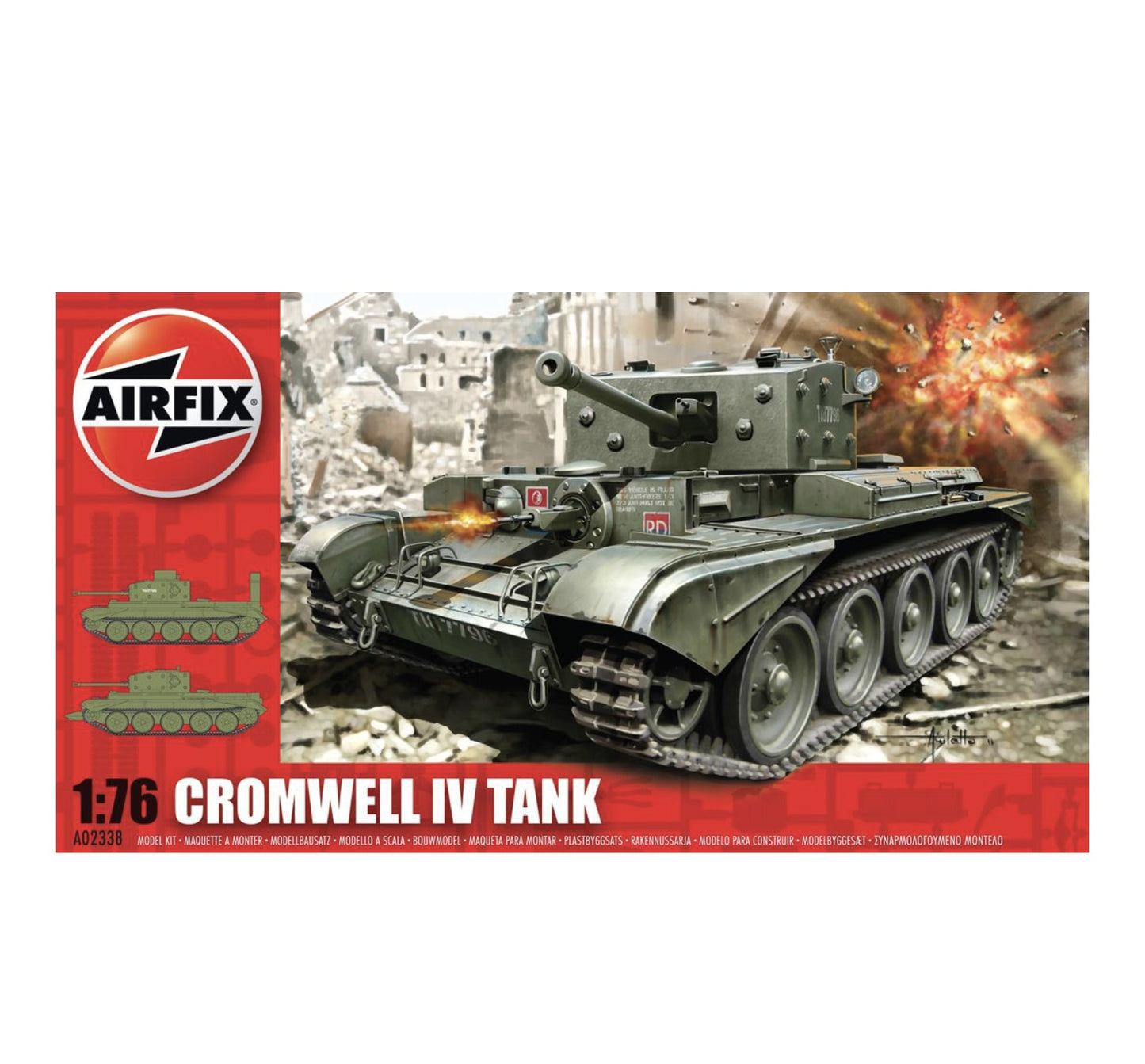 Airfix Cromwell IV Cruiser Tank 1:76, A02338
