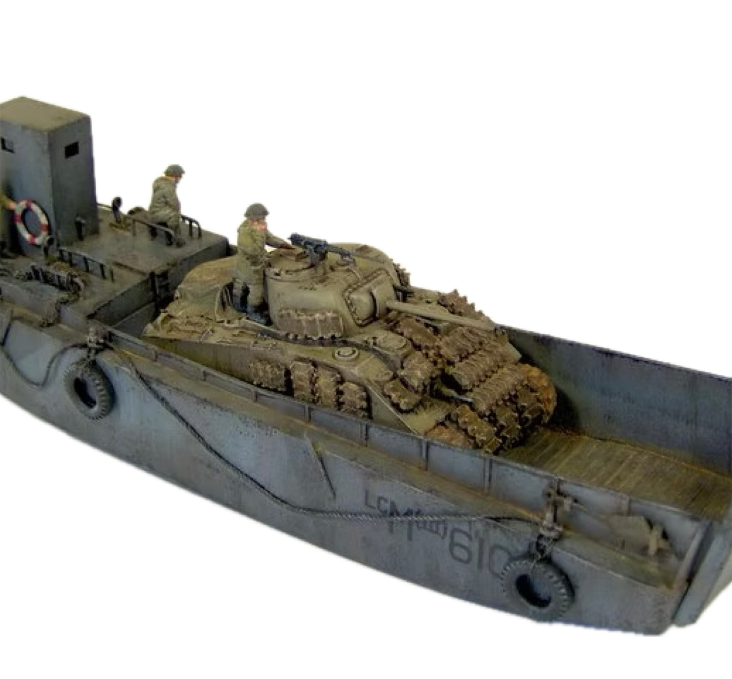 Airfix LCM3 & Sherman 1:76 Scale, A03301V