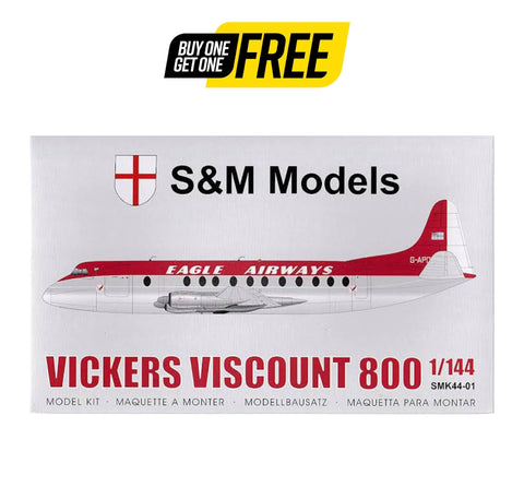 Vickers Viscount 800 'Eagle Airways' 1:144 Scale, SMK44-01