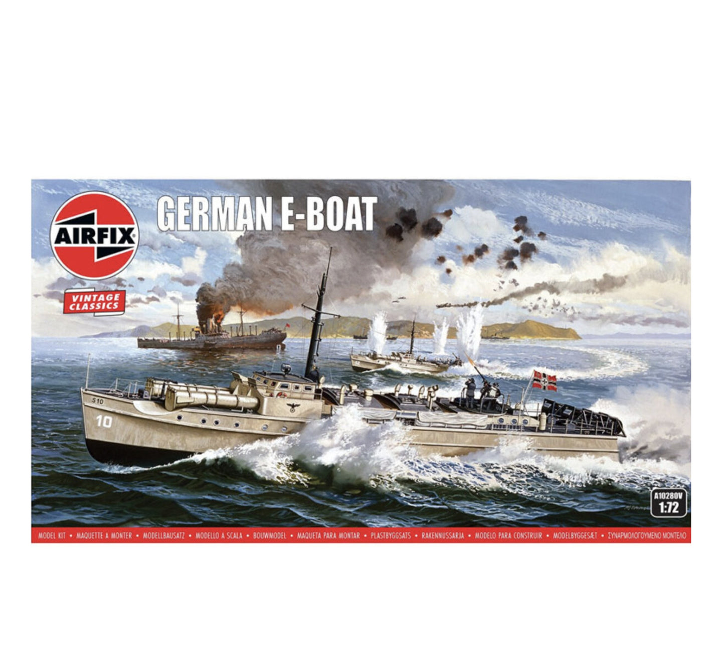 Airfix German E-Boat 1:72 Scale, A10280V