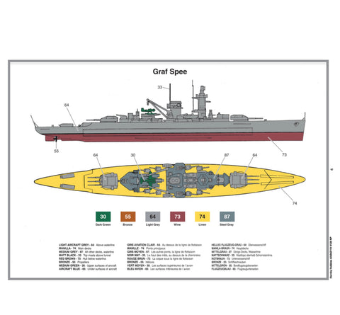 Airfix Admiral Graf Spee 1:600 Scale, A04211V