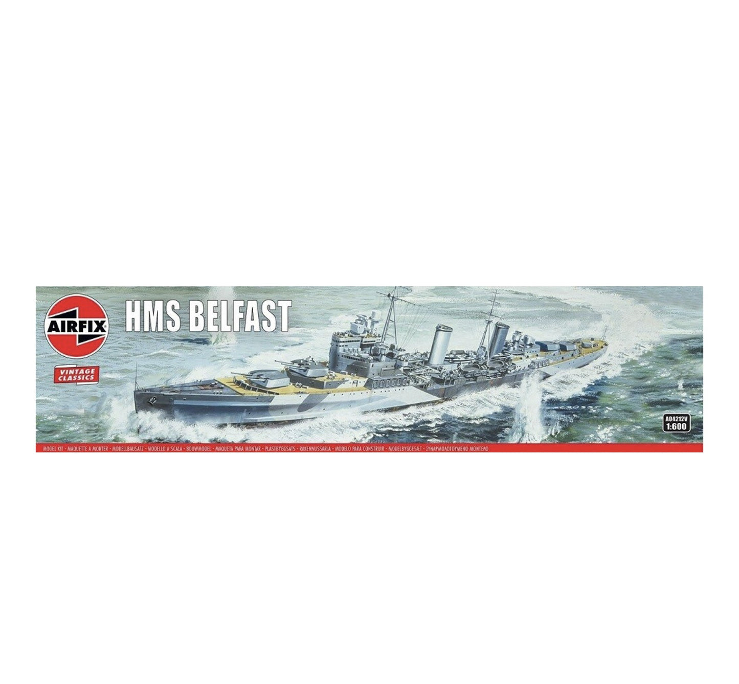 Airfix HMS Belfast 1:600 Scale, A04212V
