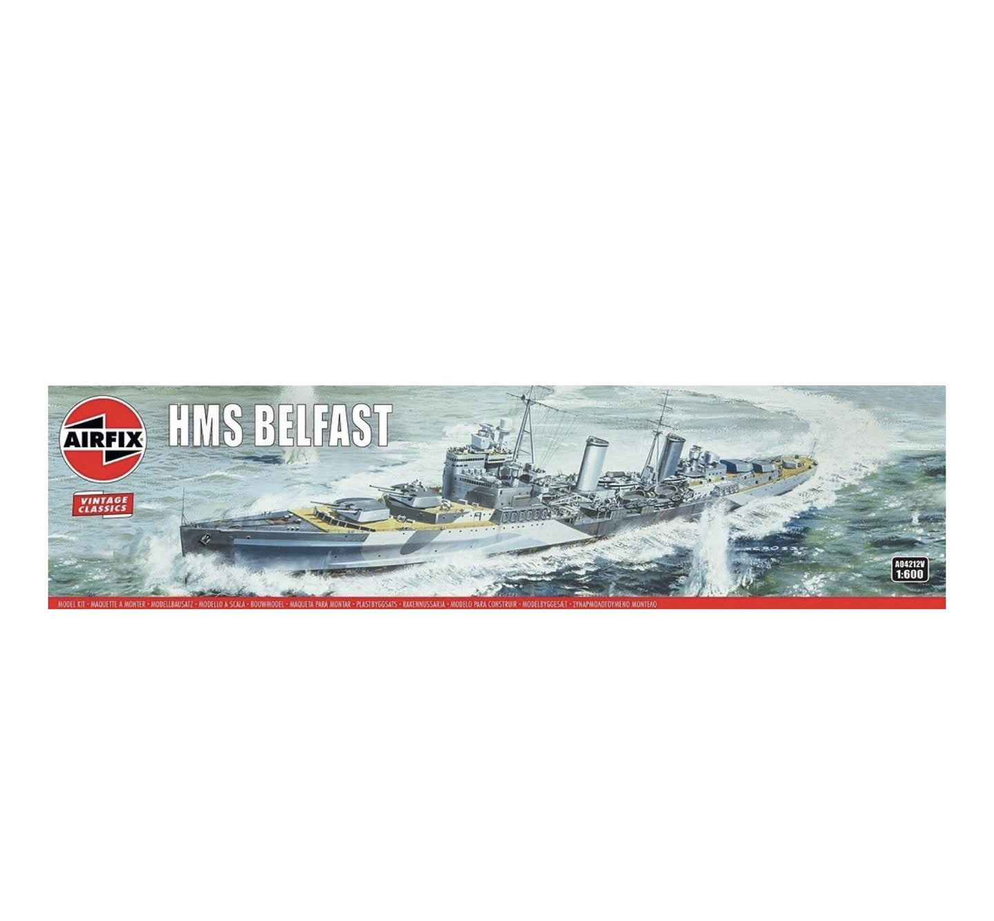 Airfix HMS Belfast 1:600 Scale, A04212V