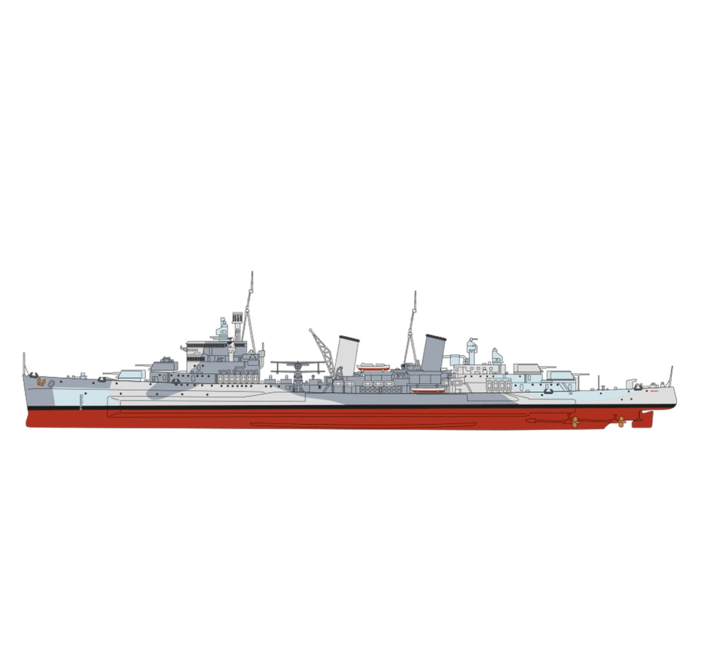 Airfix HMS Belfast 1:600 Scale, A04212V