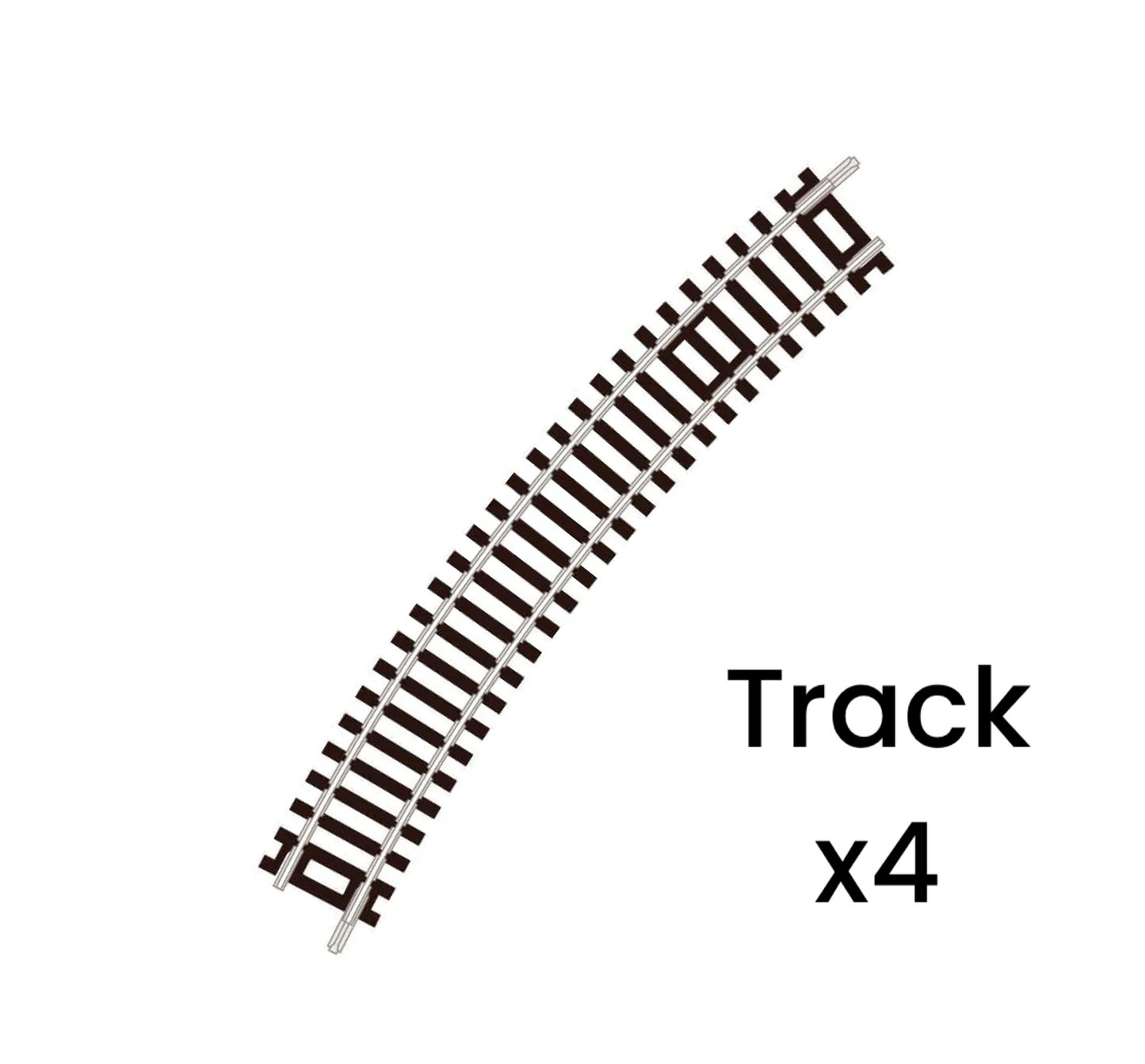 ST-14 x4 'Blister Pack' Standard Curve, 2nd Radius, Code 80 (Quarter Circle) 'Setrack' (N)