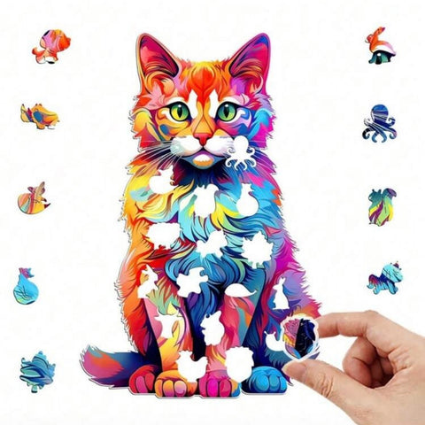 Colour Cat, 25.5 x 38.3cm (L)