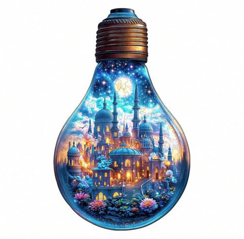 Moonlit Realm, 35 x 21.6cm (L)