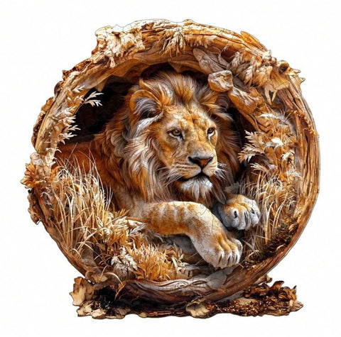 1032 - 3D Lion (L)