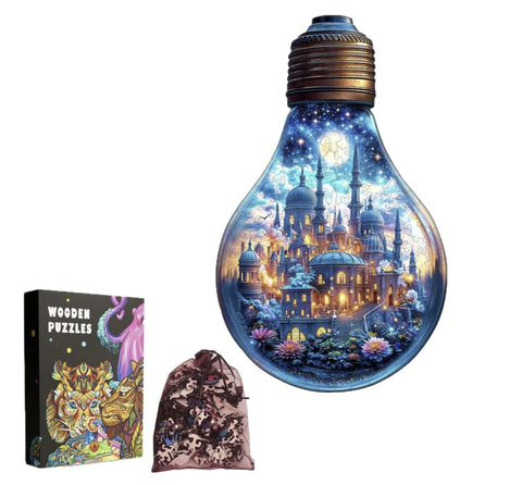 Moonlit Realm, 35 x 21.6cm (L)