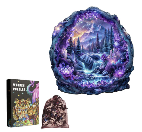 Crystal Mine Landscape, 29 x 28cm (L)