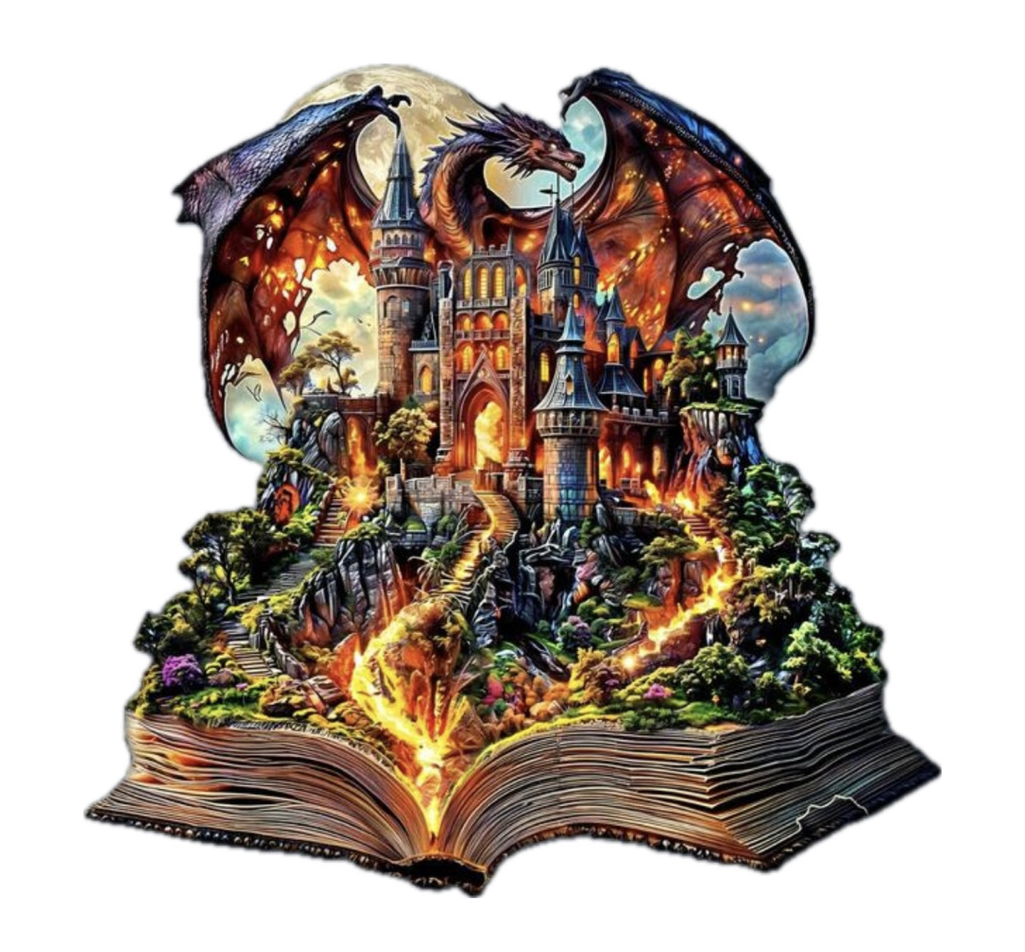 Epic Tale, 29 x 28.2cm (L)