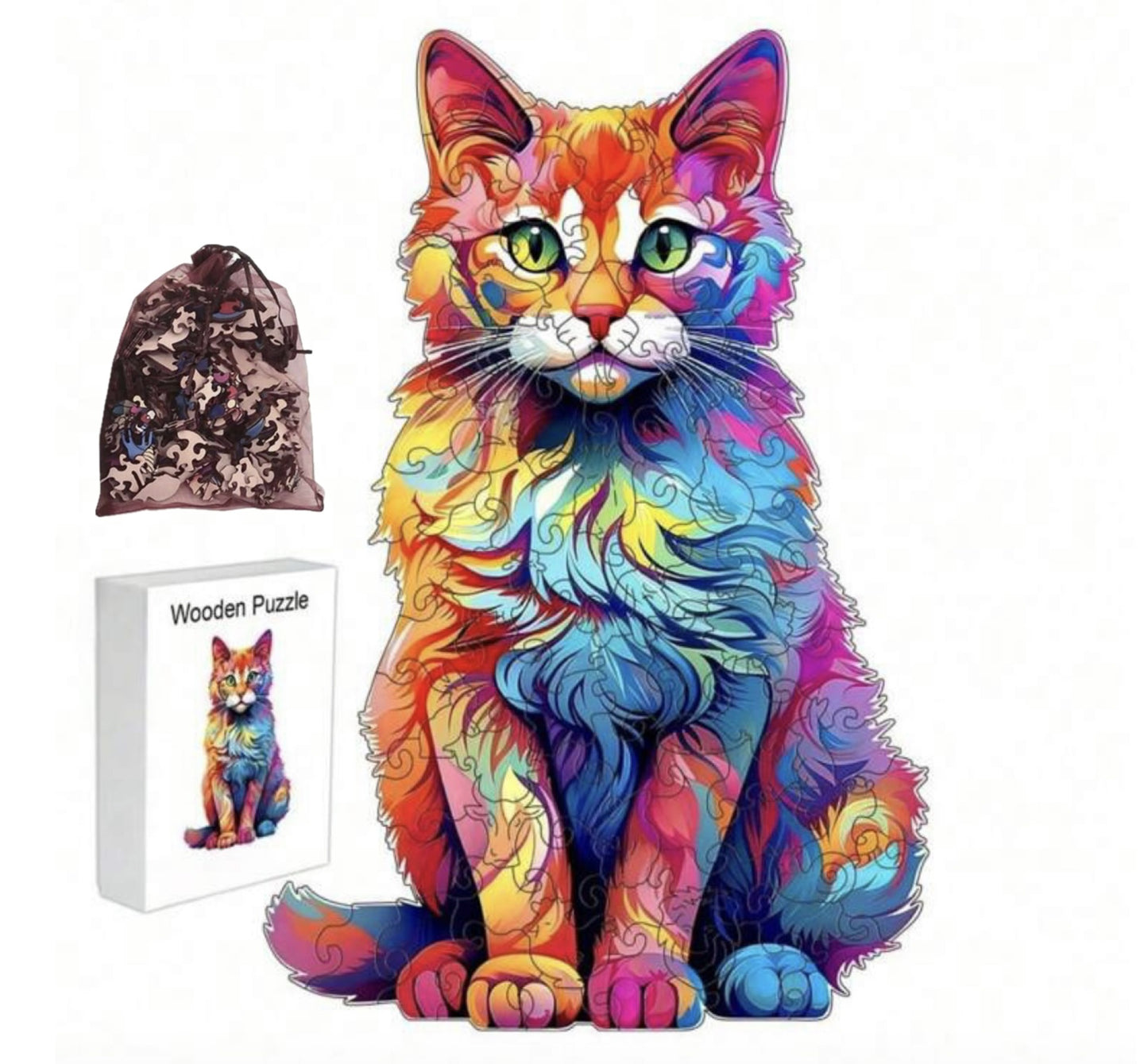 Colour Cat, 25.5 x 38.3cm (L)