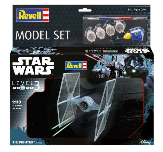 Revell Starwars Tie Fighter, Gift Set 1:110 Scale, 63605