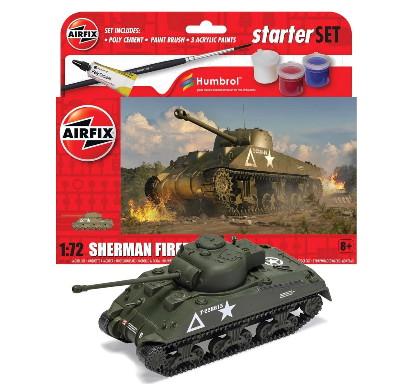 Airfix Sherman Firefly 1:72 Scale, A55003
