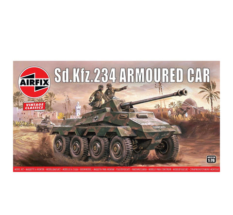 Airfix SD.KFZ.234 Armoured Car 1:76 Scale, A01311V