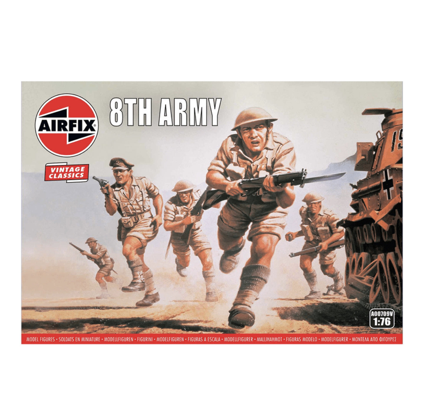 Airfix WWII British 8th Army 1:76 Scale, A00709V