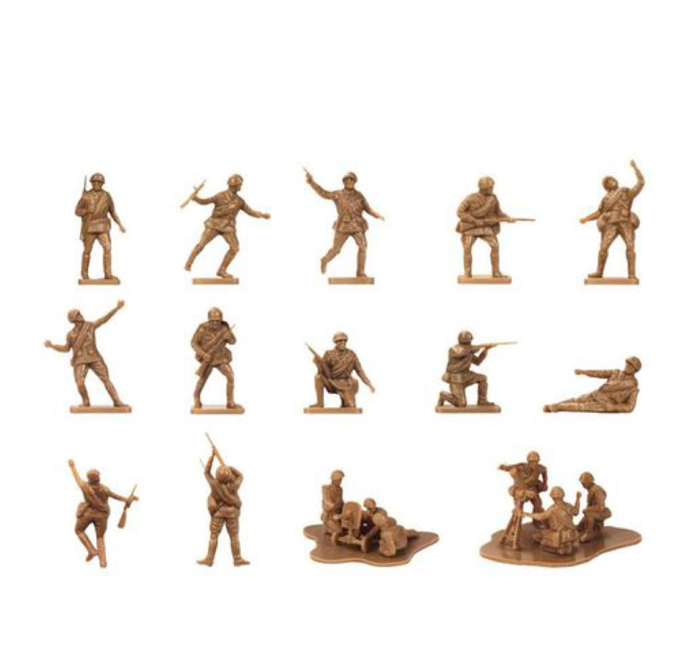 (D) Airfix WWII Russian Infantry 1:76 Scale, A00717V