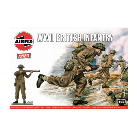 Airfix WWII British Infantry 1:32 Scale, A02718V