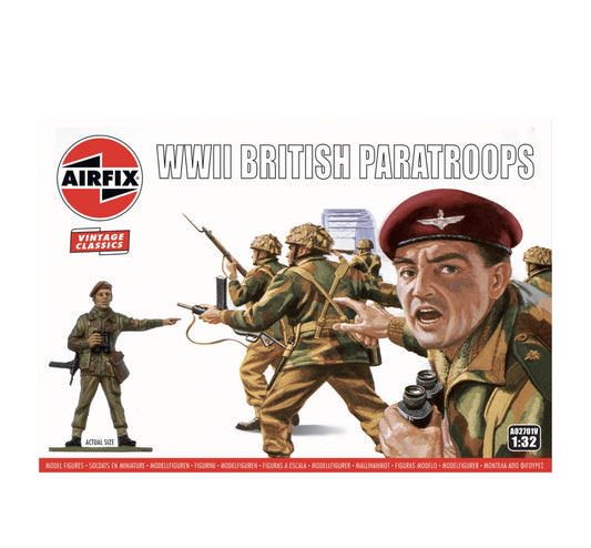 Airfix WWII British Paratroops 1:32 Scale, A02701V