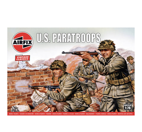 Airfix WWII US Paratroops 1:76 Scale, A00751V