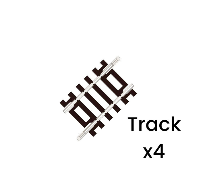 ST-203 x4 'Blister Pack' Special Short Straight, Code 100 'Setrack' (OO/HO)