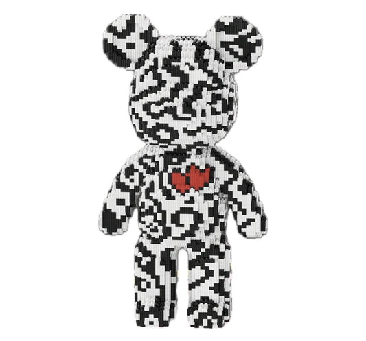 5555 - Double Heart Bear, 47cm