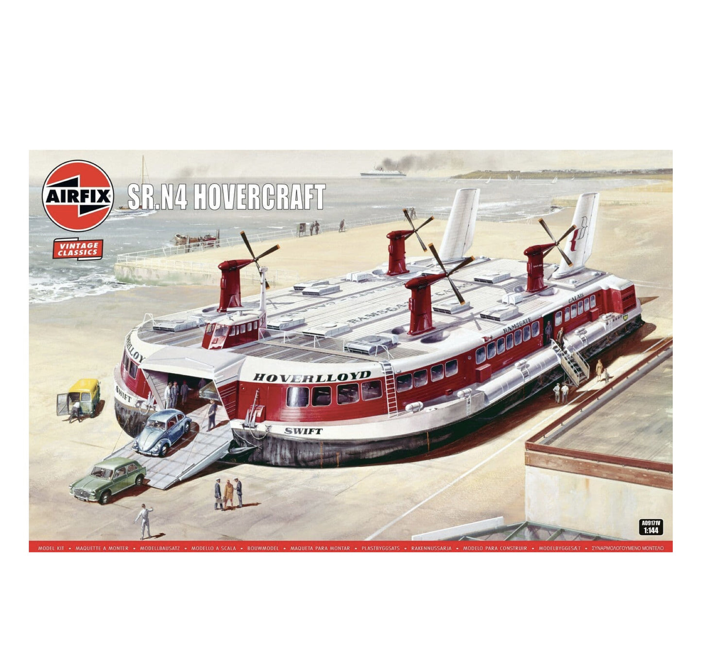 Airfix SR.N4 Hovercraft 1:144 Scale, A09171V