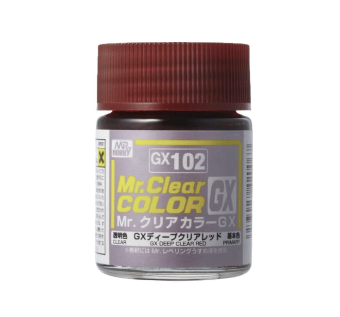Mr Clear Color GX-102 Deep Clear Red, 18ml