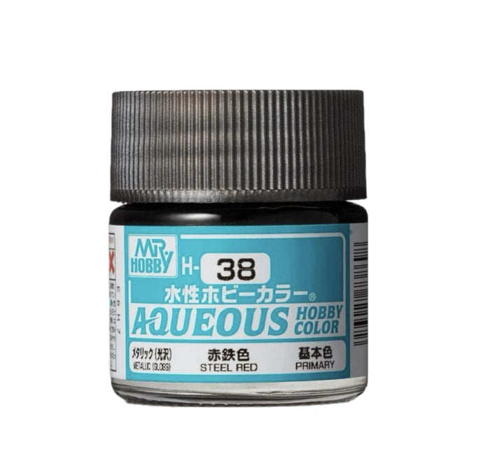 H-38 Steel Red 'Metallic' 10ml