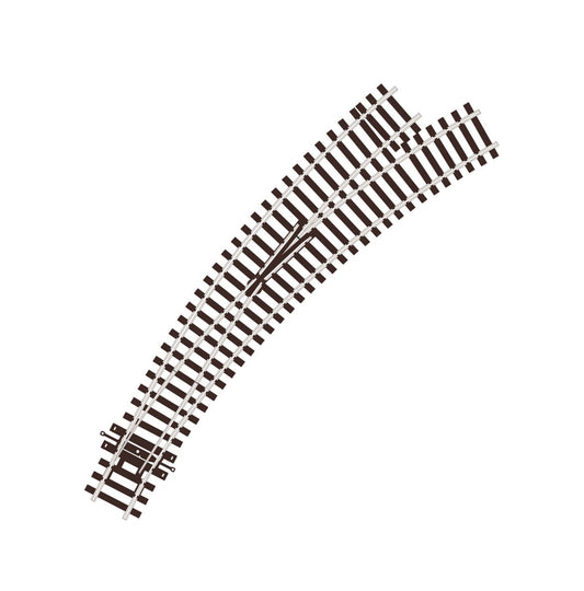 SLU76 - Curved Turnout, Small Radius, Right Hand (OO/HO)