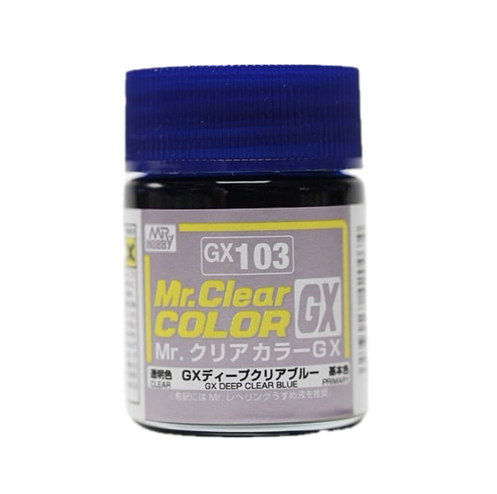 Mr Clear Color GX-103 Deep Clear Blue, 18ml