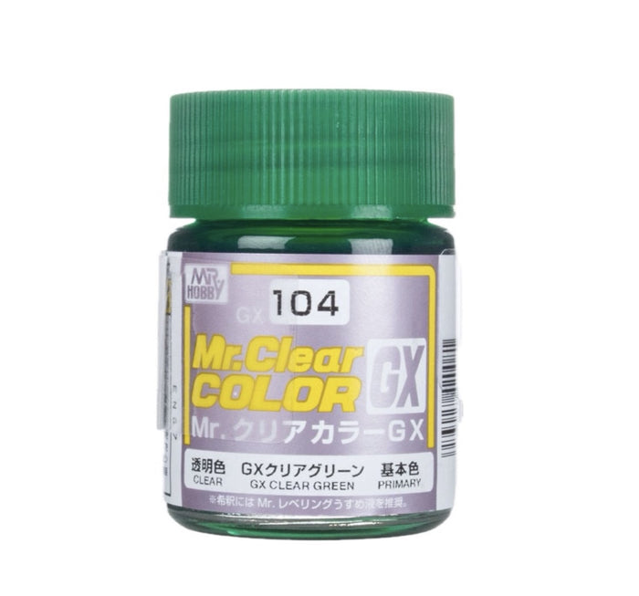 Mr Clear Color GX-104 Clear Green, 18ml