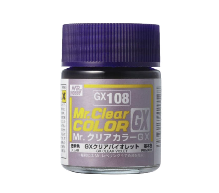 Mr Clear Color GX-108 Clear Violet, 18ml