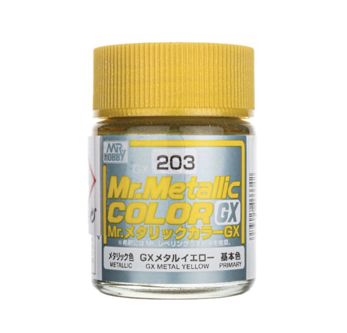GX-203 Metal Yellow 'Metallic' 18ml