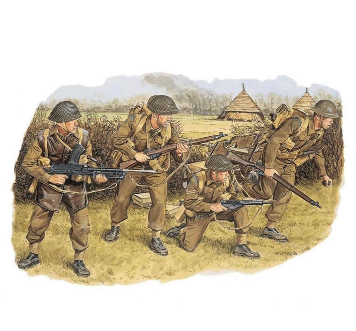 Dragon British Commonwealth Troops (NW Europe 1944) 1:35 Scale, 6055