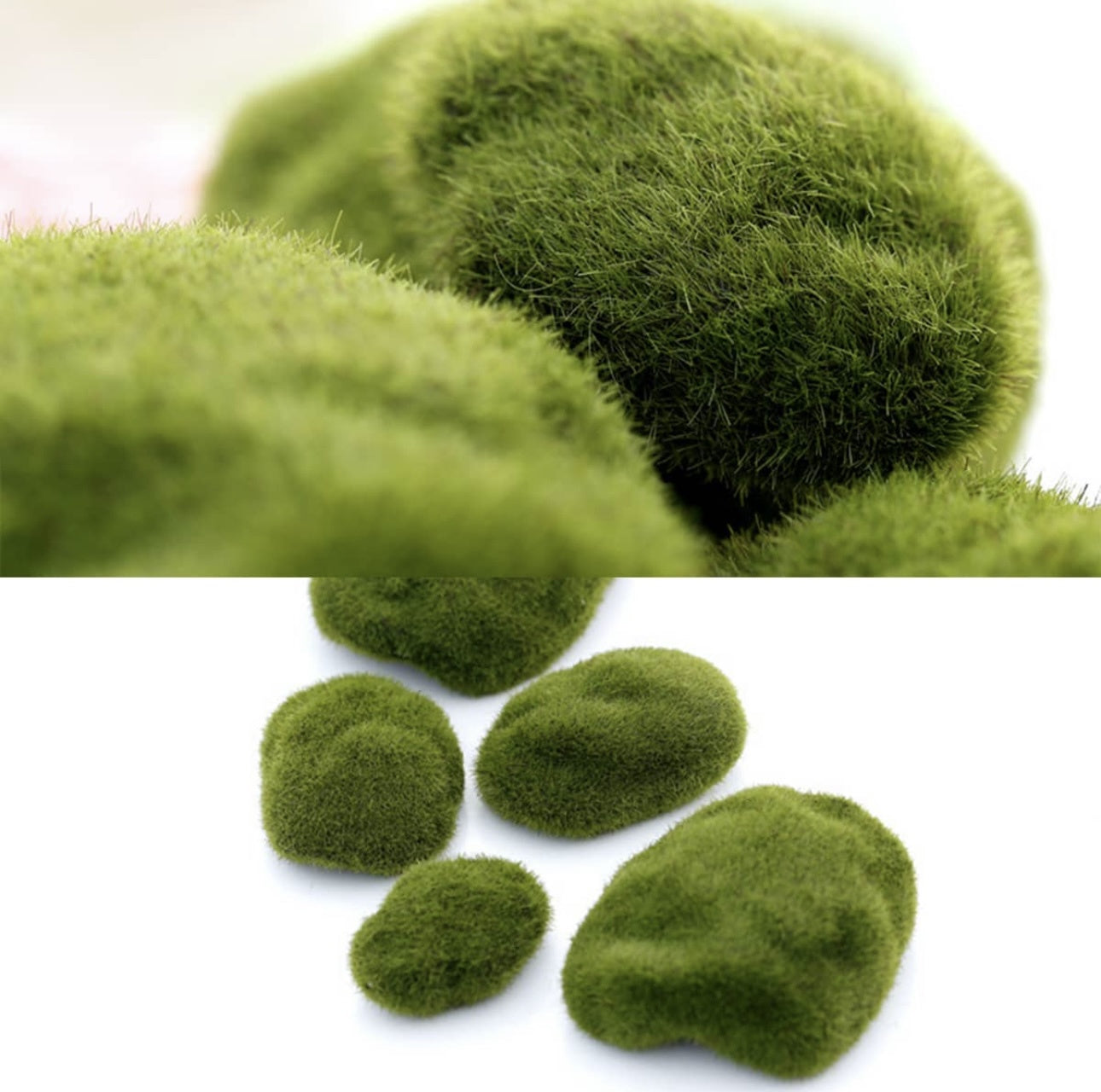 3004 - Mini Mossy Green Grass Mounts (3pc)
