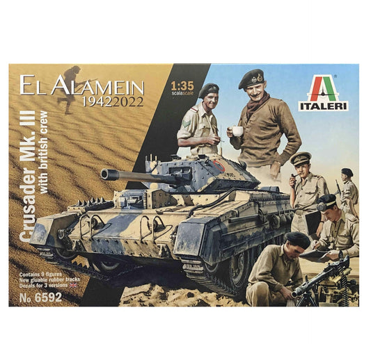 Italeri Crusader MK.III with British Tank Crew 1:35 scale, 6592